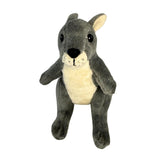Mini Grey Kangaroo a small plush toy souvenir ideal size for children