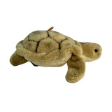 Mini turtle plush toy side view
