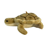 Mini turtle plush toy side view