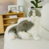 Missy (Norwegian Grey Cat - 34cm sitting)