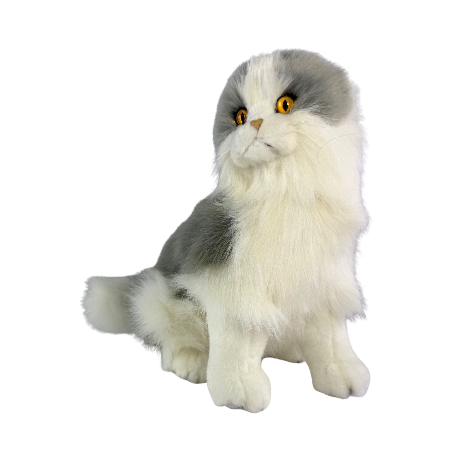 Missy Norwegian Grey cat plush sitting