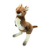 red kangaroo souvenir soft plush toy