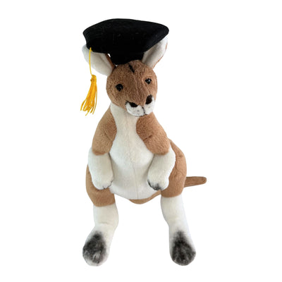 Gradhat Monty With Graduation Hat - Kangaroo - 28cm