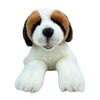 Mozart St. Bernard plush toy lying front view