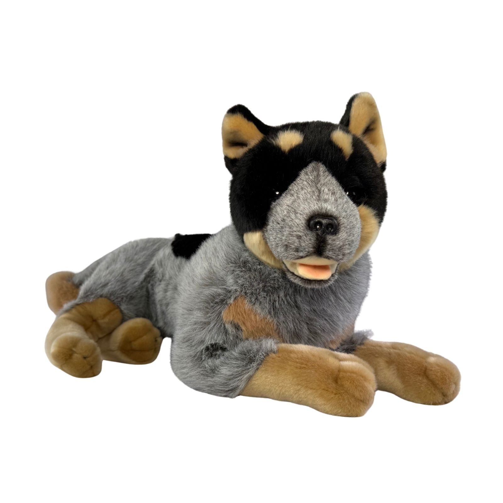 Orazio Blue Heeler plush lying angle view