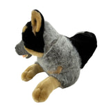 Orazio Blue Heeler plush lying front view