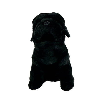 Oreo - Pug - 28cm sitting, black