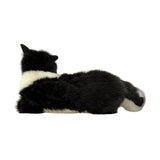 Oscar Border Collie plush lying back view