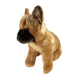 Paris French Bulldog plush sitting angle view