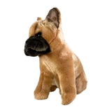 Paris French Bulldog plush sitting side view