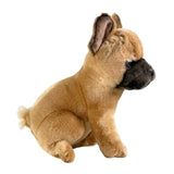 Paris French Bulldog plush sitting side view