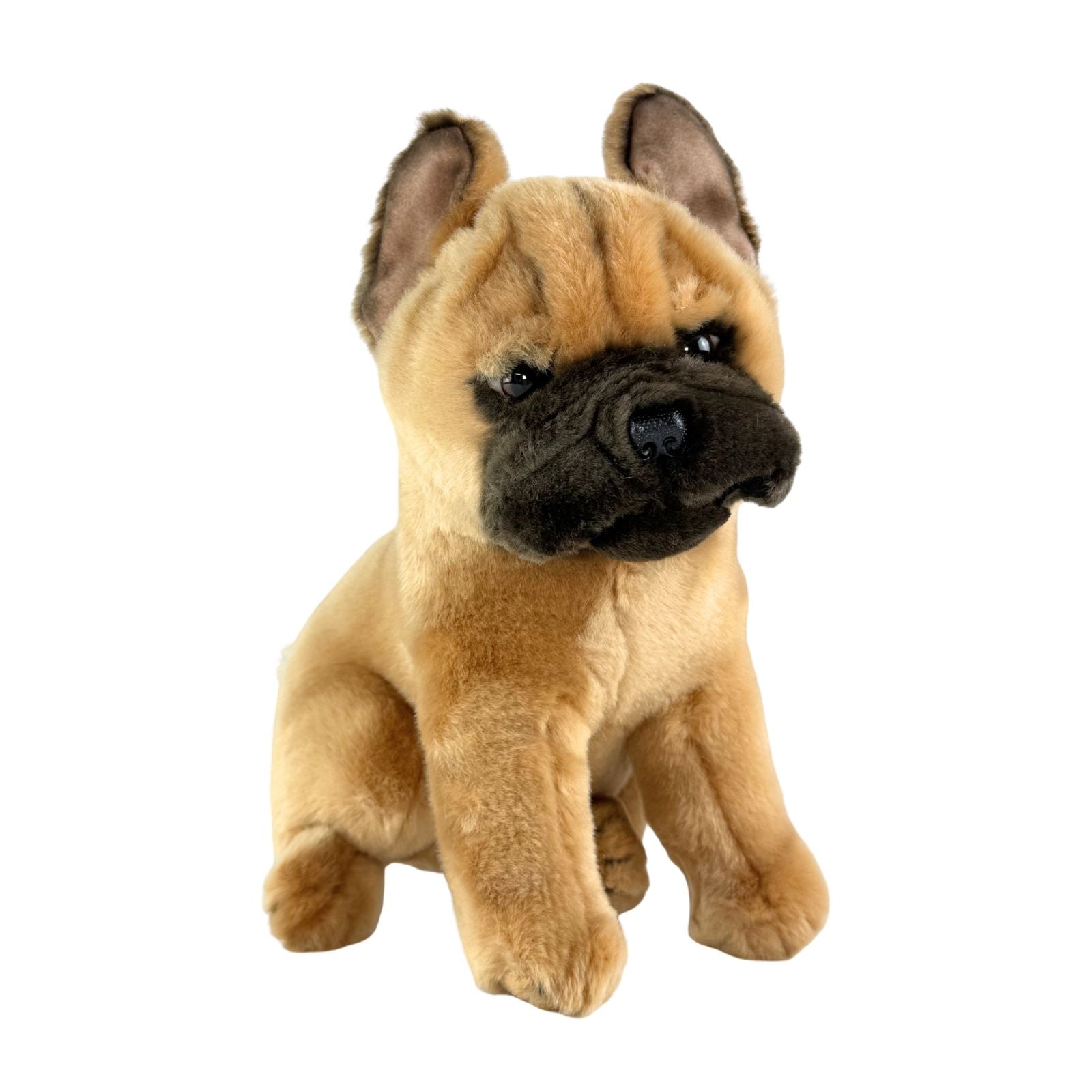 Paris French Bulldog plush sitting front view