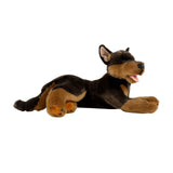 Parker Kelpie plush lying side view