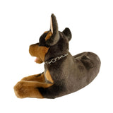 Parker Kelpie plush lying sideways