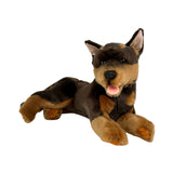 Parker Kelpie plush lying front view