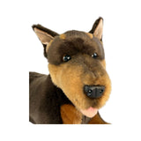 Parker Kelpie plush close up face