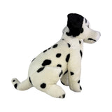 Pebbles Dalmatian plush sitting side view