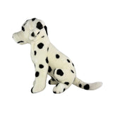 Pebbles Dalmatian plush sitting side view