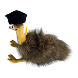 Penny emu plush wearing graduation hat