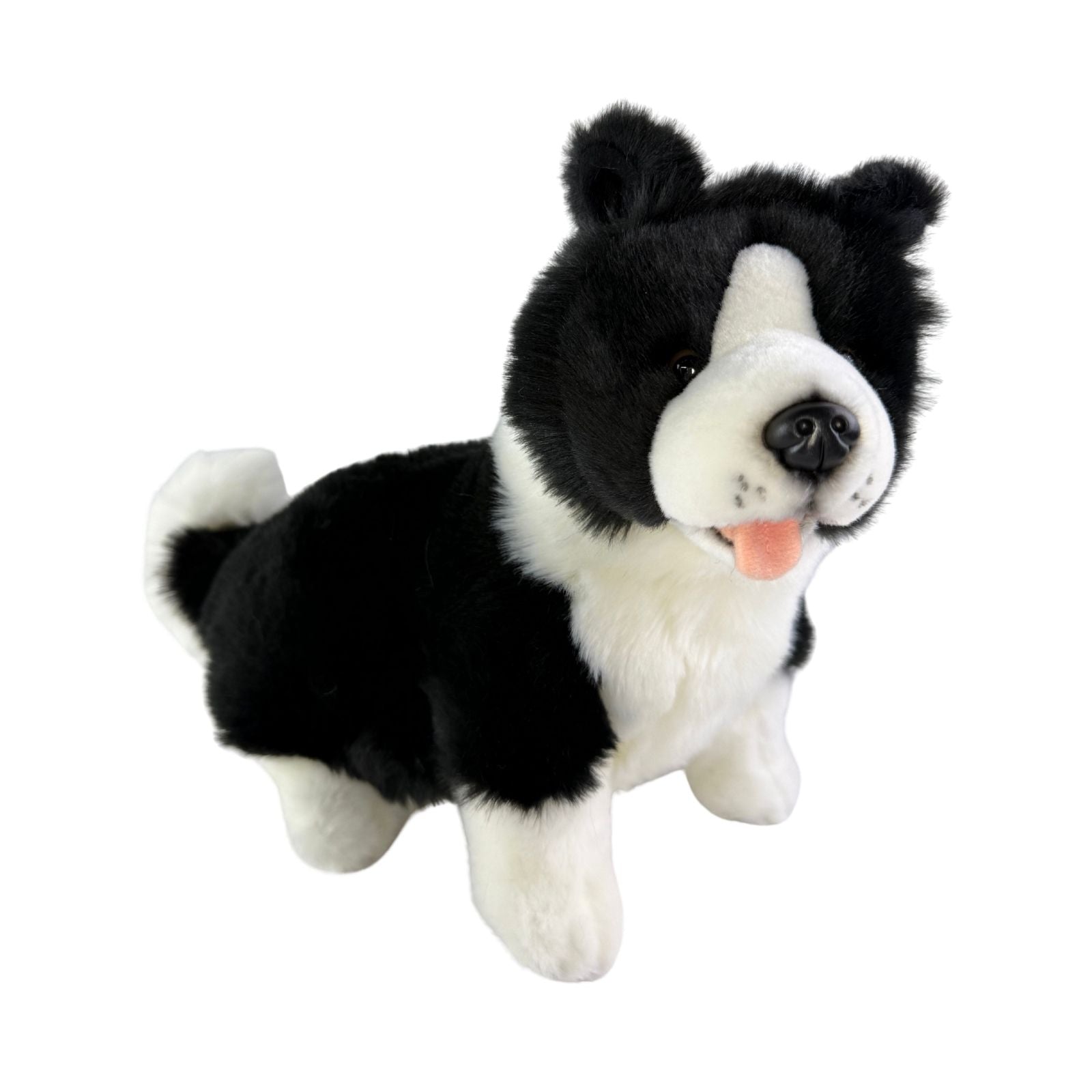 Pepsi Border Collie plush sitting front view