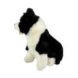 Pepsi Border Collie plush sitting side view
