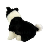 Pepsi Border Collie plush sitting back view