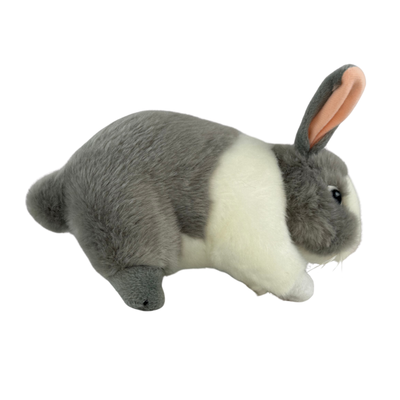 Peter - Bunny - 25cm standing, grey and white