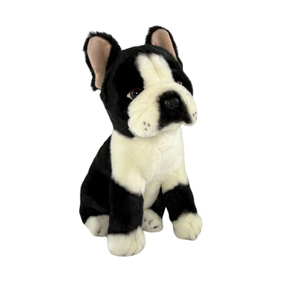 Pierre (French Bulldog - 30cm sitting, black & white)