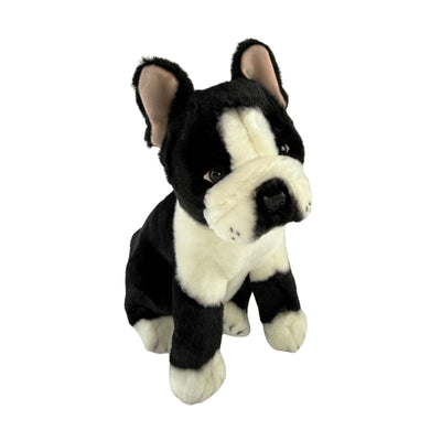 Pierre (French Bulldog - 30cm sitting, black & white)