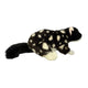 A Black Eastern Quoll a realistic soft plush toy