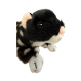 A Black Eastern Quoll a realistic soft plush toy