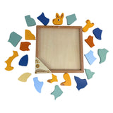 Wooden Block Puzzle Kangaroo