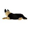 Ranger - German Shepherd, black face, with satin pocket - 64cm lying