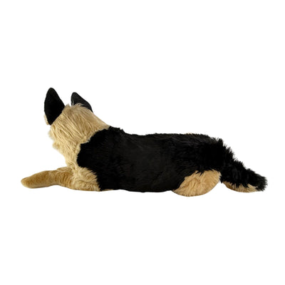 Ranger - German Shepherd, black face, with satin pocket - 64cm lying