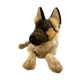 Ranger German Shepherd plush with satin pocket front view