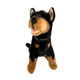 Rex Kelpie plush sitting front view