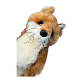 Reynard fox plush close up face