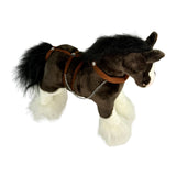 Rimsky Clydesdale Horse plush top view