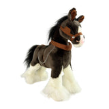 Rimsky Clydesdale Horse plush angle view