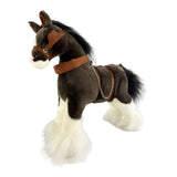 Rimsky Clydesdale Horse plush side view