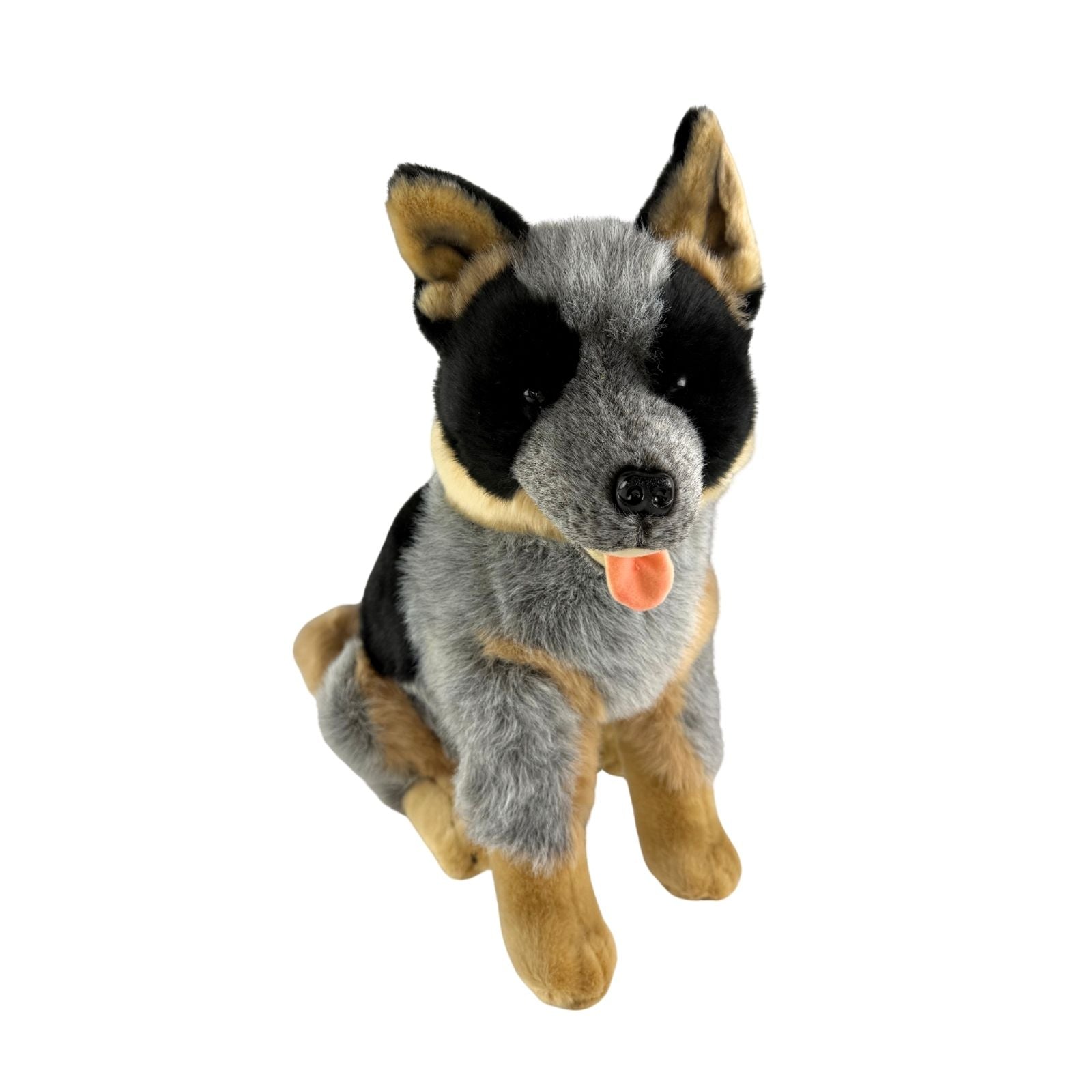 Rocky Blue Heeler plush sitting front view