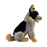 Rocky Blue Heeler plush sitting side view