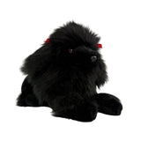 Romeo black Poodle plush crouching