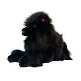 Romeo black Poodle plush crouching 