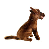 Ruby Kelpie plush sitting side view