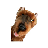 Ruby Kelpie plush close up face