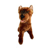 Ruby (Kelpie - 28cm sitting, red)