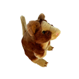 Plush toy Red Tree Kangaroo on a white background
