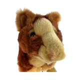 Plush Red Tree Kangaroo toy on a white background