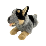 Rusty Blue Heeler plush angle view